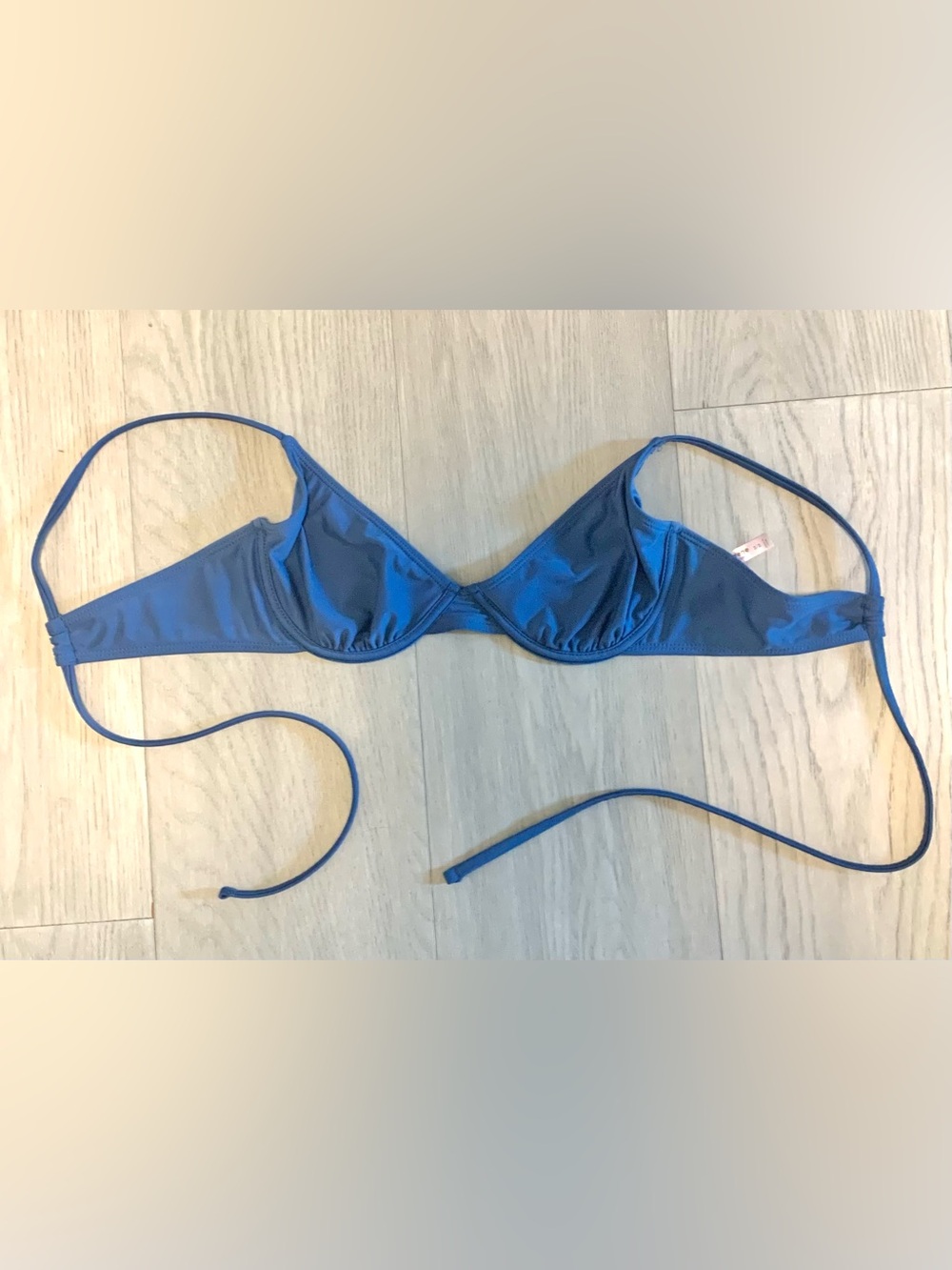 Blue Bikini Top - M